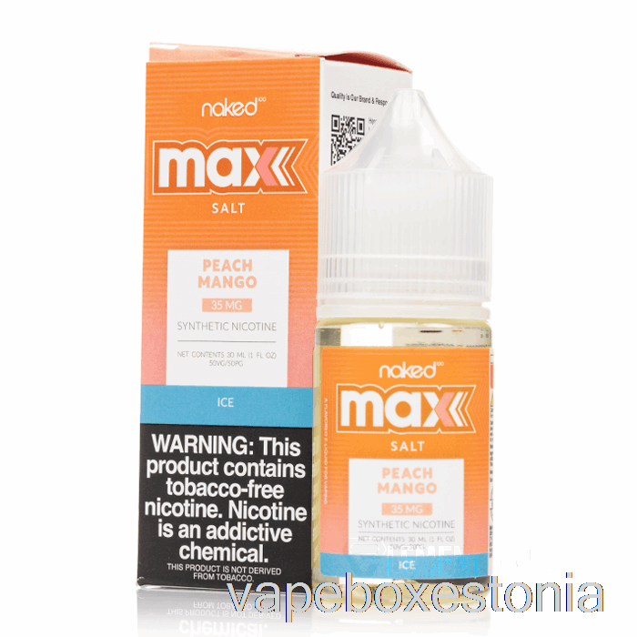 Vape Box Estonia Jää Virsik Mango - Paljas Max Sool - 30ml 35mg